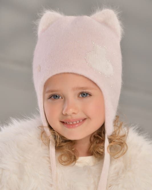 Детская шапка Котенок