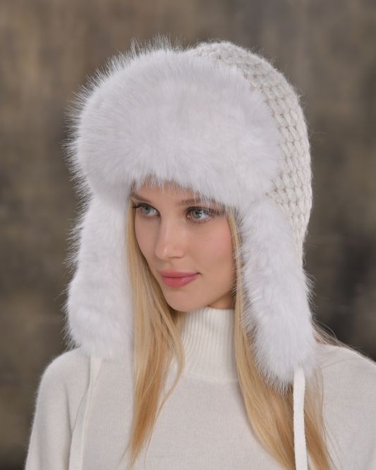 Женская ушанка Мадлен